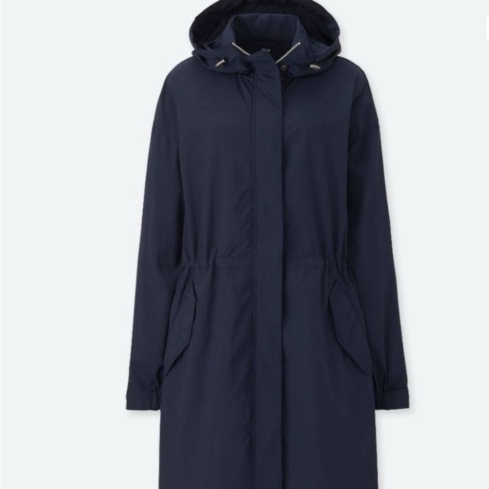 Navy Uniqlo Women's Windbreaker Jacket 🧥 Size Small